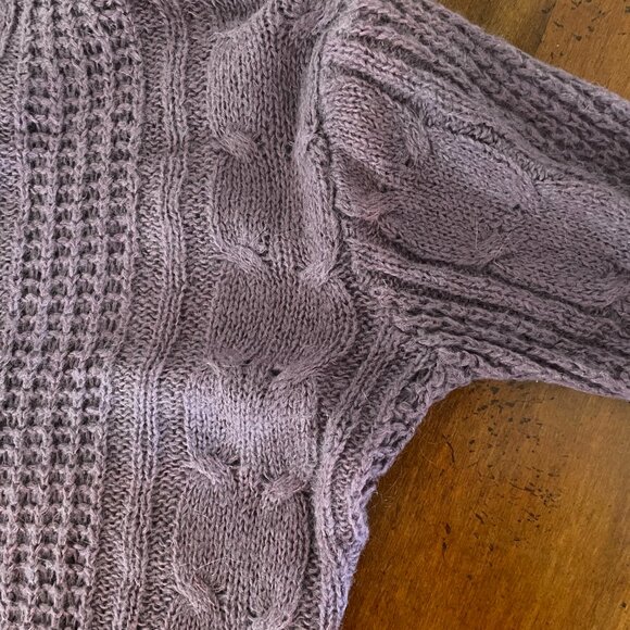Rouje Azia Cardigan Sweater - Purple - Picture 9 of 10